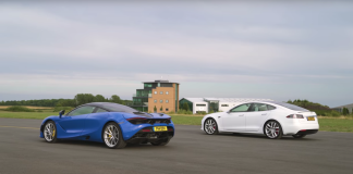 mclaren tesla autogratis