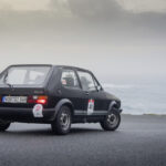 The Golf GTI taking part in one of the toughest classic car rall